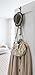 Yamazaki Home 7646 Over The Door Hooks - Vertical Hanging Coat Rack, Black