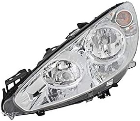 Front Headlight - H7+H1 - Electric without Motor, Right side for 308 from 2007 to 2011