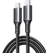 UGREEN 100W USB C to USB C Cable Type C Fast Charger Data Sync Lead Compatible with Macbook Pro/A...