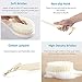 Bath Back Brush Soft Long Handle for Women, Back Shower Brush Scrubber Washer Bathing Scrubbing Exfoliating Body Brush Curved Handle Exfoliator for Dry Skin Cleaning Not Slip with Lanyard (White)