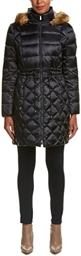 DL2 Women's Kourtney Down Parka, Midnight, Small