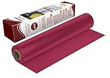 Firefly Craft Deep Pink Heat Transfer Vinyl | Deep Pink HTV Vinyl | Deep Pink Iron On Vinyl for Cricut and Silhouette | 5 Feet by 12.25 Roll | Heat Press Vinyl for Shirts