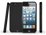 iPhone SE Case, Diztronic Matte Back Flexible TPU Case/Cover for Apple iPhone 5 / 5S / SE - Matte Black