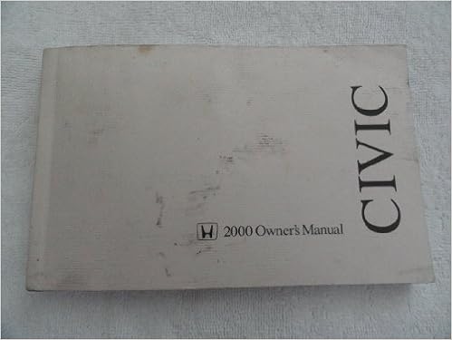 2000 honda civic manual book