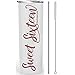 PARIS PRODUCTS CO. Sweet 16 Gifts For Girls - Tumbler Mug Cup Glass Funny Birthday Present Idea 16 Year Old Teenager Bday | Her Daughter Sister Girlfriend Anniversary From Mom Dad Party Decorations