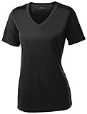 Women's Short Sleeve Moisture Wicking Athletic Shirts Sizes XS-4XL