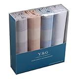 YEB01 Handmade Fabric 4 Pack Cotton Handkerchiefs Set Pretty Designer By Y&G