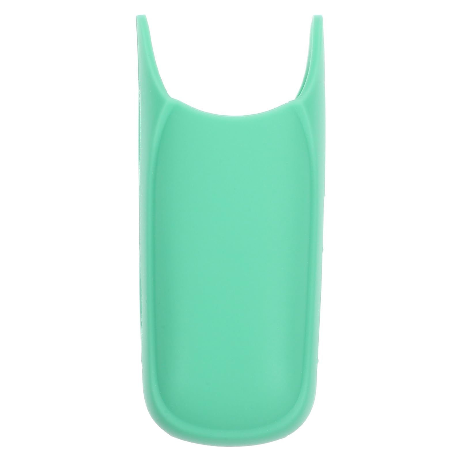 Heat-Resistant Silicone Hair Iron Sleeve Cover, Hair Straightener and Curler Handle Protector, Light Aqua Green Flat Iron Heat Sleeve for Salon and Travel