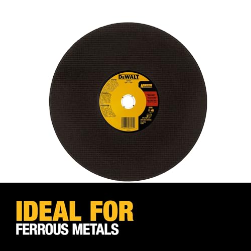 DEWALT 14" Chop Saw Blade, Metal Cut-Off Wheel (DW8001) photo 11