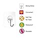 Modern Life Choice Adhesive Wall Hooks - Reusable Super Heavy Duty Sticky Hooks(Max 13.2lb/6kg) For Kitchen/Bathroom/Livingroom/Bedroom/Office etc.（8 Pcs）