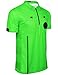 FitsT4 Sports Pro Soccer Referee Jersey Short Sleeve Ref Shirts Green Small