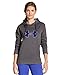 Under Armour Women's Fleece Storm Hoody Carbon/Purple - Medium 1248640-090-M