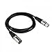Audio2000'S ADC2037-P 3pin Audio Extension XLR Male to Female Microphone Cable, 3 Feet (Tip to Tip)