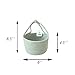 Iceblue 6''X4.5''Grey Round Cotton Rope Over Wall Door Closet Window Hanging Storage Basket