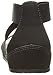 crocs Women's Anna Ankle Strap Gladiator Sandal, Black, 7 M US