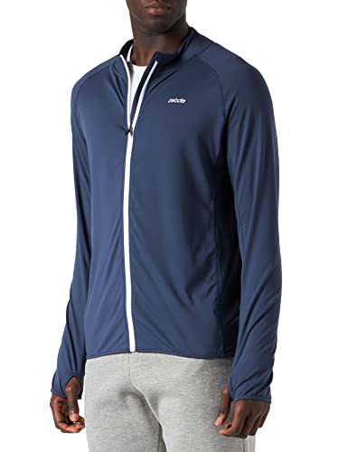 ZEBDIA Men's Mens Sports Jacket Navy Shirt, M
