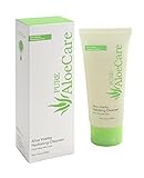 PURE AloeCare Organic Aloe Vera Vitality Hydrating Cleanser to Deeply Cleanse Skin with a Moisture Rich Lather - Mild and Non Irritating, 3.53 oz (100g)