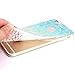 iPhone 6 Case, iPhone 6s Case,JAHOLAN TPU Silicone Gel Soft Clear Case Cover for Iphone 6 6S - Blue White Tribal Henna