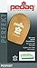 Pedag Perfect Shock Absorbing Heel Pads, Vegetable Tanned Leather and Latex Rubber, Tan, Small (5 to 7L)