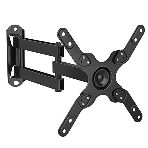 PERLESMITH Full Motion TV Wall Mount Bracket for Most 13-39 Inch TVs & Monitors - Wall Mount TV Bracket with Tilt, Swivel & Extends 14 Inch - TV Mount Fits Flat & Curved TVs up to 33lbs VESA 200X200
