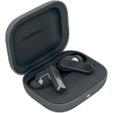 Motorola Moto Buds Bass XT2443-1 Dynamic ANC, Triple Microphone Array, Bluetooth 5.3, IP54 Water &amp; Dust Resistant, Dolby Atmos Audio (Pantone Dark Shadow)