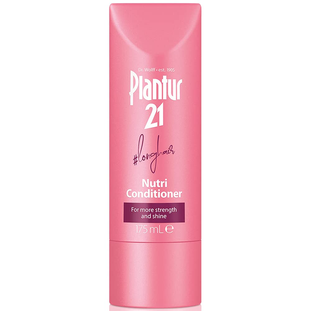 Plantur 21#longhair Caffeine Conditioner for Long Brilliant Hair 175ml | Strengthens hair structure & smoothes hair surface | No Silicones | Energy Kick for Hair Roots | For Use After Hair Shampoo