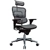 Eurotech Seating Ergohuman High Back Mesh Managers Chair, Grey