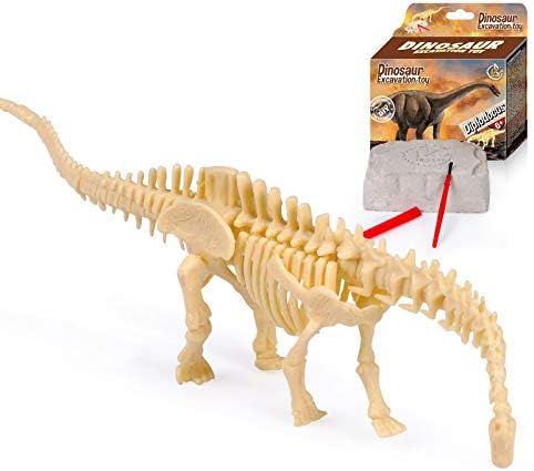 AKINGSHOP Dinosaur Excavation Kits for Kids,Dino Dig Kits,Dinosaur Fossil Excavation Kits for Kids,Children's Popular Science Education Toys - Dinosaur DIY Toys (Diplodocus)