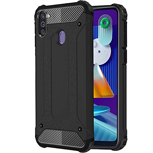TheGiftKart Neo-Hybrid Armor Back Case Cover for Samsung Galaxy M11 | Outstanding 360 Degree Protection | Shockproof Dua