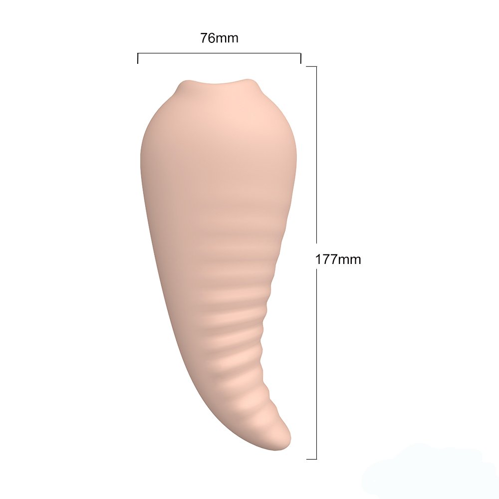 Male Masturbator, Realistic Textured Mouth Blow Job Stroker Oral Sex Toys Vagina Pocket Pussy with Deep Throat for Masturbation, 100% Skin Safe NONTOXIC (FLESH)