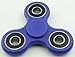 TSAAGAN Hands Spinner Focus Toy Fidget Spinner Black Ceramic Stainless Steel Hybrid Bearings Spinner Blue