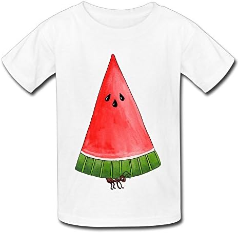 Hoeless Ants Carrying WatermelonBaby Short Sleeve TshirtsSoft Shirt 6 M White