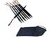 Tent Stakes Ultralight Aluminum Camping Hiking Peg with Reflective Pull Cords & Pouch Tri Cone - Y Beam Design, 8 Pack
