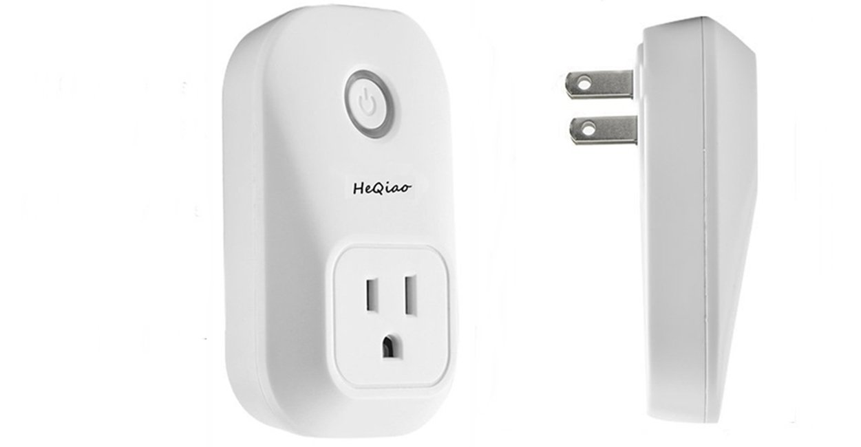 HeQiao Mini Smart Socket, WiFi Smart Plug, Intelligent WiFi Plug, Smart Home WiFi Switch Plug Wireless Remote Control Home Electronics for iPhone Android