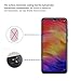 Jbao Direct Compatible Xiaomi Redmi Note 7 Pro Privacy Screen Protector, Anti-Spy Tempered Glass Film, 2.5D [Bubble Free] [Anti-Scratch] [Smooth Touch] HD Clear Film for Xiaomi Redmi Note 7 Pro