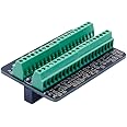 Treedix RPi GPIO Terminal Block Breakout Board Module Expansion Board Compatible with Raspberry Pi 4B/3B+/3B/2B/Zero/Zero W