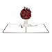 Lovepop Red Rose Arrangement Classic Pop Up Card, 5x7-3D Greeting Card, Pop Up Card for Mom, Anniversary Card for Wife, Love Card, Thinking of You