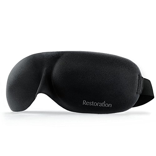Sleep Restoration® #1 Rated Premium Contoured Sleep Mask - Including Moldex® Ear Plugs - The Perfect Lightweight & Comfortable Eye Mask for Sleep, Rest, & Travel collection of cool unique weird amazon gift items