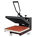 ZENY Heat Press Machine Digital 15-by-15-Inch Sublimation T-Shirt Heat Press Transfer Machine, Black