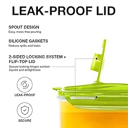 LocknLock Aqua Fridge Door Water Jug with Handle