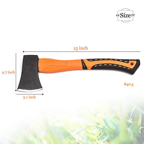 image for Z & G Brush Axe Billhook Machete - Gardening Axes - Sharp-Edged Steel 