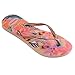 Havaianas Women's Slim Tropical Flip Flops Ballet Rose 39-40 M Bra M