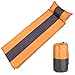 Runacc Sleeping Pad Camping Mattress Self-inflation Sleeping Mats for Family, Attached Pillow