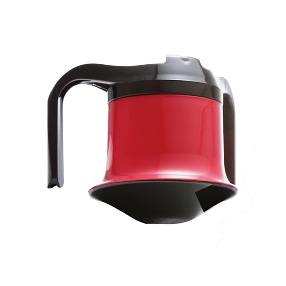 Anti Spill Non Tip Tumbler - Red - Non Tip Anti Spill Adult Feeding Cup - Drinking Aid