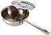 All-Clad 440265 Stainless Steel Tri-Ply Bonded Dishwasher Safe Weeknight Pan with Lid/Cookware, 2.5-Quart, Silver -
