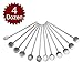 Aspire 48 PCS Stainless Steel Spoon Straws, 7.5