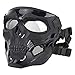 ATAIRSOFT Tactical Protective Adjustable Skull Full Face Mask for Airsoft Paintball Cosplay Costume Party Hockey