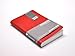 Zequenz Classic 360 Signature Series, Size: A6- Pocket, Color: Red, Paper: Grid, Soft Cover Notebook, Pocket size journal, 3.5