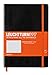 Leuchtturm1917 345312 Notebook Medium (A5), Whitelines Link, 121 numbered pages, black with orange elastic band fastener and page marker, dotted