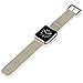 MOOSENG Replacement Band for Apple Watch 42mm Series 1 2 3 with Leather Strap and Metal Clasp (Stone)